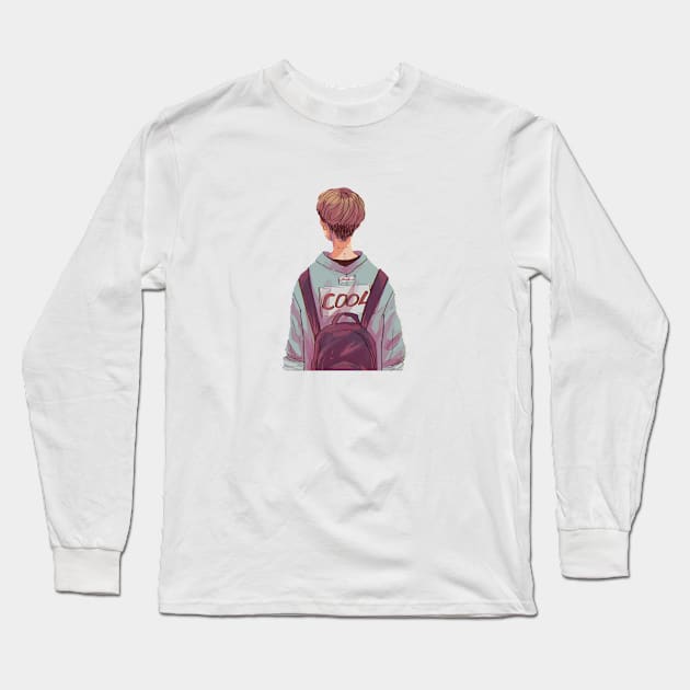 Aesthetic Anime Long Sleeve T-Shirt by invii